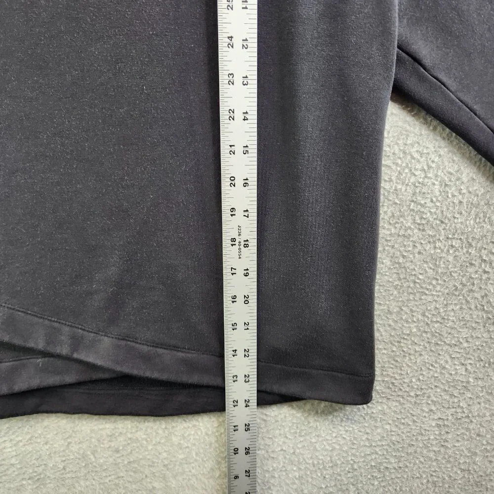 Athleta Sweatshirt Womens S Black Solitude Jersey Knit Pullover Loungewear Comfy - Picture 11 of 16